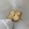 Custom Solid 18k Gold Van Cleef & Arpels Vintage Alhambra Bracelet