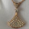 Custom Solid 18k Gold Bulgari Divas’ Dream Necklace1) Custom Solid 18k Gold Bulgari Divas’ Dream Necklace
