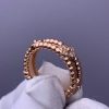 Custom Solid 18k Gold Van Cleef & Arpels Jewelry Perlée Sweet Clovers Ring