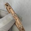 Custom Solid 18k Gold Van Cleef & Arpels Jewelry Perlée Sweet Clovers Bracelet