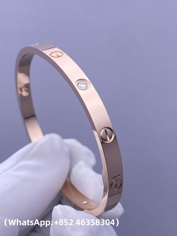 Custom Solid 18k Gold Cartier Love Bracelet