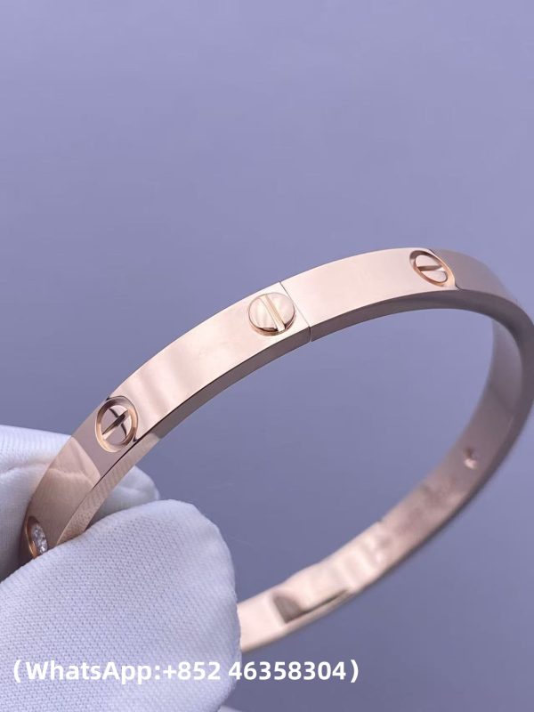 Custom Solid 18k Gold Cartier Love Bracelet