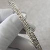Custom Solid 18k Gold Cartier Jewelry LOVE Bracelet Small Model Paved Diamonds