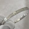Custom Solid 18k Gold Cartier Jewelry LOVE Bracelet Small Model Paved Diamonds