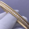 Custom Solid 18k Gold Van Cleef & Arpels Jewelry Perlée Diamonds Bracelet