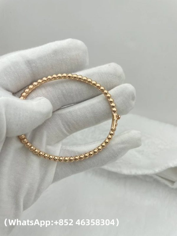 Custom Van Cleef & Arpels Perlée Pearls of Gold Bracelet