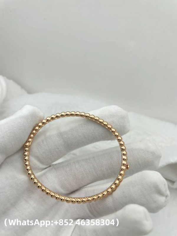Custom Van Cleef & Arpels Perlée Pearls of Gold Bracelet