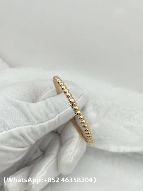 Custom Van Cleef & Arpels Perlée Pearls of Gold Bracelet