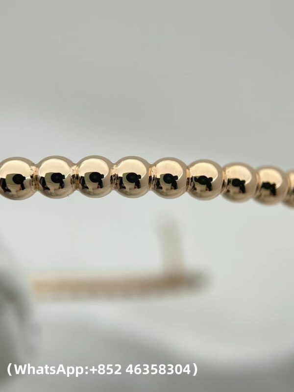 Custom Van Cleef & Arpels Perlée Pearls of Gold Bracelet