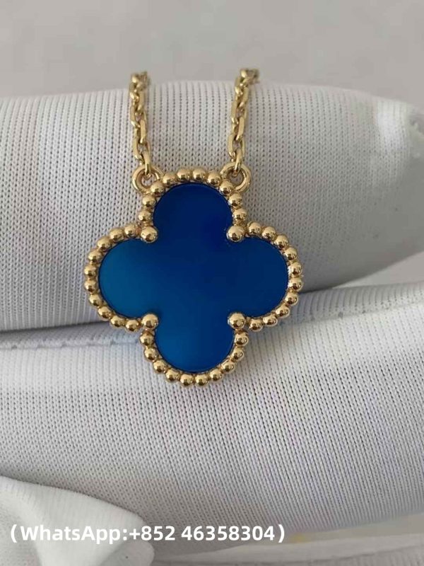 Custom Van Cleef & Arpels Vintage Alhambra Pendant