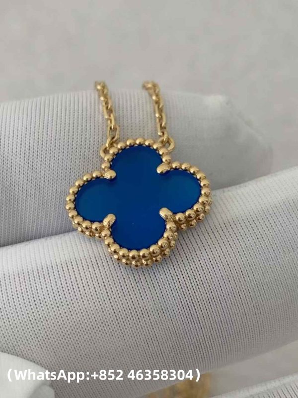 Custom Van Cleef & Arpels Vintage Alhambra Pendant