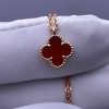 Custom Solid 18k Gold Van Cleef & Arpels Sweet Alhambra Pendant