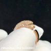 Custom Solid 18k Gold Cartier Panthère de Cartier Ring Small Model Half-paved Custom Solid 18k Gold Cartier Panthère de Cartier Ring Small Model Half-paved