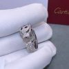 Custom Solid 18k Gold Cartier Panthère de Cartier Ring Medium Model Half-Paved Custom Solid 18k Gold Cartier Panthère de Cartier Ring Medium Model Half-Paved