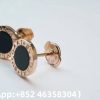 Custom Solid 18k Gold Bulgari Bulgari Single Stud Earring with Onyx