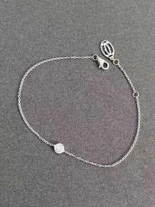 Custom Solid 18K Rose Gold Cartier Jewelry Cartier d'Amour Bracelet, Diamond, Medium Model