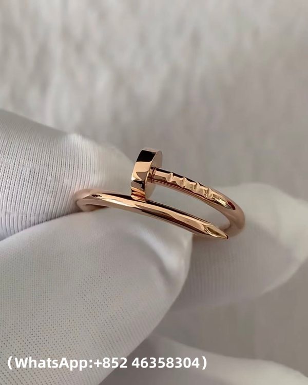 Custom Solid 18k Gold Cartier Jewelry Juste Un Clou Ring Small Model Custom Solid 18k Gold Cartier Jewelry Juste Un Clou Ring Small Model