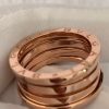 Custom Solid 18k Gold Bulgari Jewelry B.zero1 Three-Band Ring Custom Solid 18k Gold Bulgari Jewelry B.zero1 Three-Band Ring