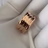 Custom Solid 18k Gold Bulgari Jewelry B.zero1 Three-Band Ring Custom Solid 18k Gold Bulgari Jewelry B.zero1 Three-Band Ring