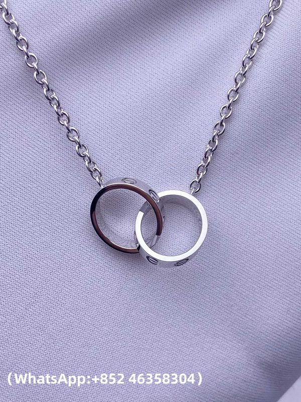 Custom Solid 18k Gold Cartier Jewelry LOVE Pendant