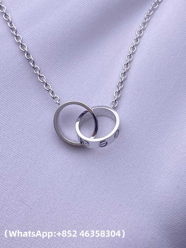 Custom Solid 18k Gold Cartier Jewelry LOVE Pendant