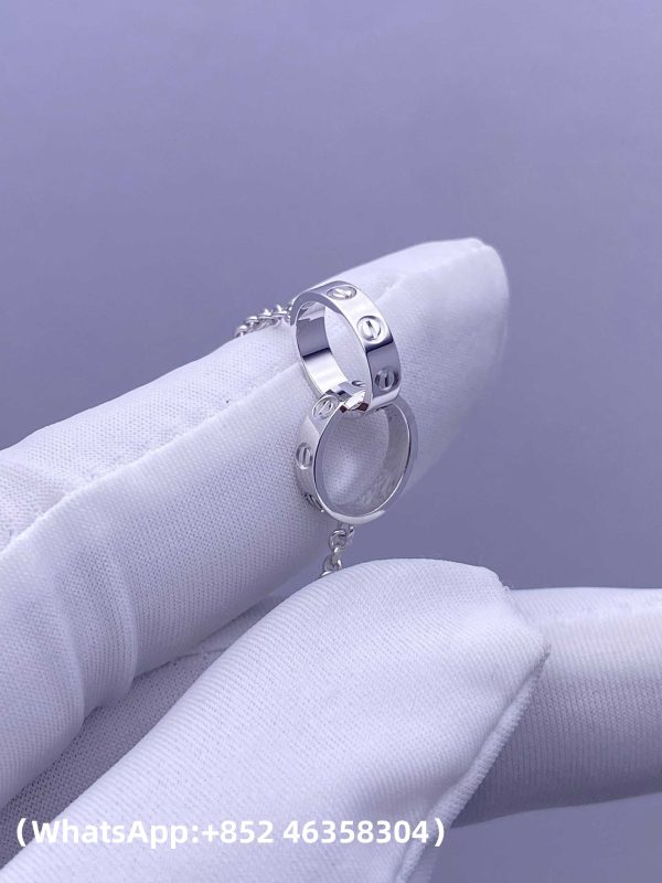 Custom Solid 18k Gold Cartier Jewelry LOVE Pendant