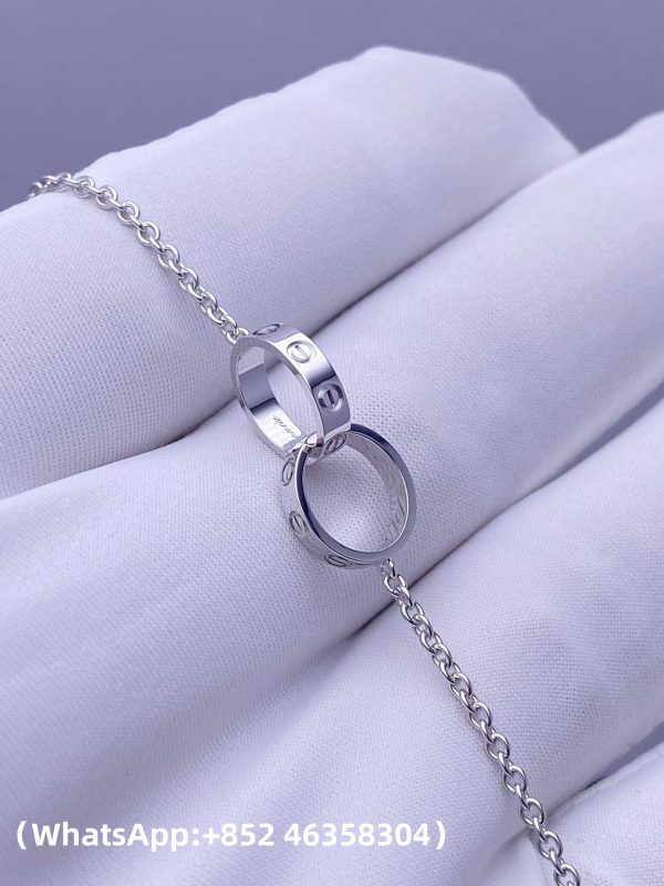 Custom Solid 18k Gold Cartier Jewelry LOVE Pendant