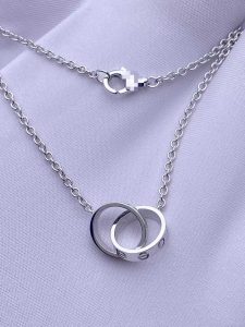 Custom Solid 18k Gold Cartier Jewelry LOVE Pendant