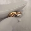 Custom Solid 18k Gold Cartier Jewelry Trinity Ring, Classic Model