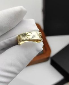 Custom Solid 18K Gold Cartier Jewelry LOVE Unlimited Ring