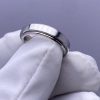 Custom Solid 18k Gold Piaget Jewelry Possession Ring in Rhodium Finish 18K White Gold