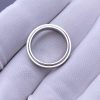 Custom Solid 18k Gold Piaget Jewelry Possession Ring in Rhodium Finish 18K White Gold