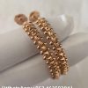 Custom Solid 18k Gold Cartier Clash de Cartier Hoop Earrings Large Model