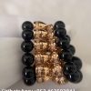Custom 18k gold Clash de Cartier Hoop Earrings Onyx Extra-Large Model Diamonds
