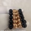Custom 18k gold Clash de Cartier Hoop Earrings Onyx Extra-Large Model Diamonds
