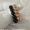 Custom 18k gold Clash de Cartier Hoop Earrings Onyx Extra-Large Model Diamonds