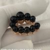 Custom 18k gold Clash de Cartier Hoop Earrings Onyx Extra-Large Model Diamonds