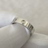Custom Solid 18k Gold Cartier Jewelry LOVE Ring Small Model 1 Diamond
