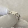 Custom Solid 18k Gold Cartier Jewelry LOVE Ring Small Model 1 Diamond