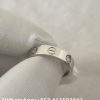 Custom Solid 18k Gold Cartier Jewelry LOVE Ring Small Model 1 Diamond