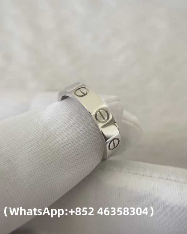 Custom Solid 18k Gold Cartier Jewelry LOVE Ring Small Model 1 Diamond