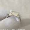 Custom Solid 18k Gold Cartier Jewelry LOVE Ring Small Model 1 Diamond