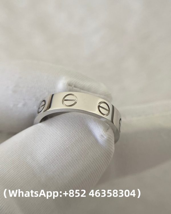 Custom Solid 18k Gold Cartier Jewelry LOVE Ring Small Model 1 Diamond