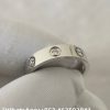 Custom Solid 18k Gold Cartier Jewelry LOVE Ring Small Model 1 Diamond