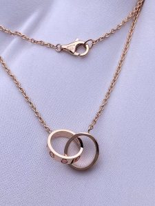 Custom Solid 18k Gold Cartier Jewelry LOVE Pendant