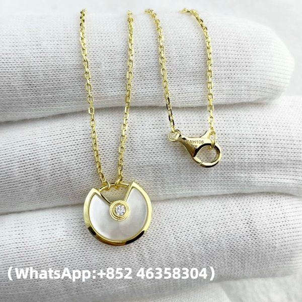 Custom Solid 18K Gold Cartier Jewelry Amulette de Cartier Necklace