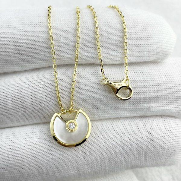 Custom Solid 18K Gold Cartier Jewelry Amulette de Cartier Necklace