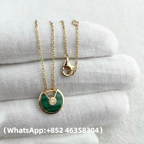 Custom Solid 18K Gold Cartier Jewelry Amulette de Cartier Necklace