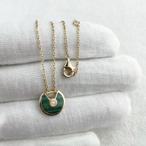 Custom Solid 18K Gold Cartier Jewelry Amulette de Cartier Necklace