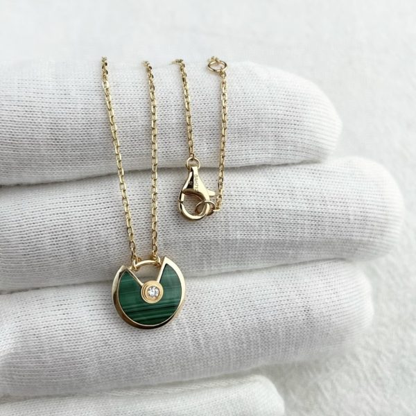 Custom Solid 18K Gold Cartier Jewelry Amulette de Cartier Necklace